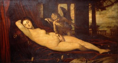 Schlafende Venus von Tiziano Vecelli